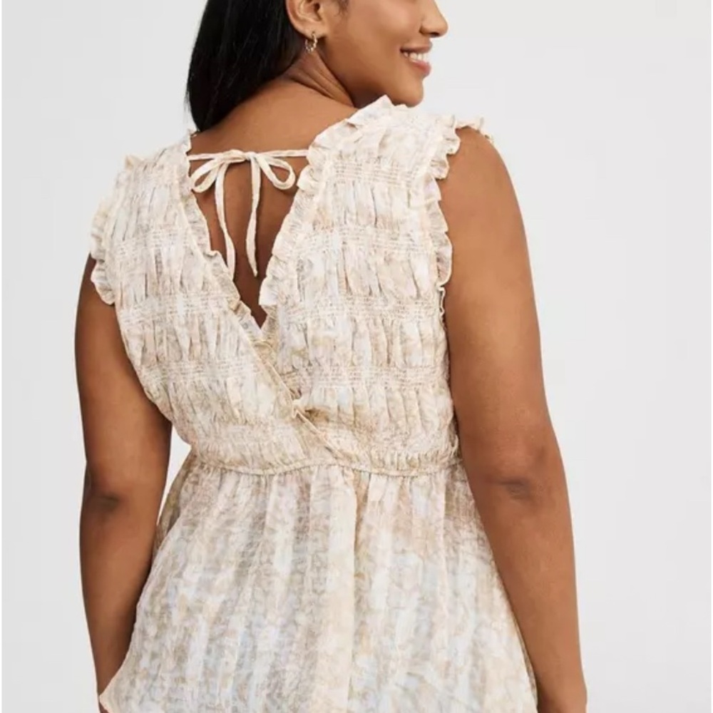 Torrid Surplice Sleeveless Top - Picture 6 of 16